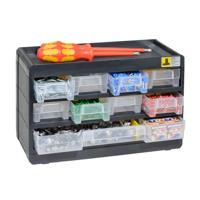 Allit 458080 Opslagmagazijn VarioPlus Basic 15 (b x h x d) 300 x 190 x 135 mm Zwart, Geel 1 stuk(s) - thumbnail