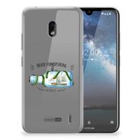 Nokia 2.2 Telefoonhoesje met Naam Boho Bottle - thumbnail