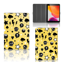 Tablettasje iPad 10.2 2019 | iPad 10.2 2020 | 10.2 2021 Punk Geel - thumbnail