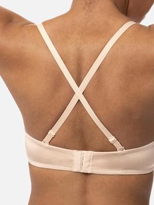 Balconette BH - Strapless - Michelle - Bh met verwijderbare bandjes - Wit - Zwart - Huidskleur