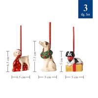 Villeroy & Boch Nostalgic Ornaments Hondjes 3st - thumbnail