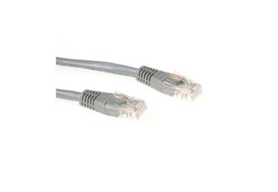 ACT Grijze 10 meter U/UTP CAT5E patchkabel met RJ45 connectoren