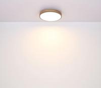 Globo Houten led plafondlampDoro Ø 30cm - 416080WD1R - thumbnail