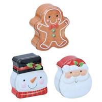 Tinnen Kerst Voorraadblik voor Koekjes - thumbnail