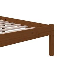Bedframe massief hout honingbruin 90x200 cm - thumbnail