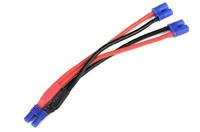 Y-kabel parallel EC2, silicone kabel 14AWG, 12CM - thumbnail