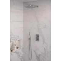 Inbouw Regendouche Set Brauer Brushed Edition Wanduitloop Ronde Hoofddouche 30 cm RVS Look Brauer - thumbnail