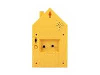 Karlsson Alarm Klok Modern Cuckoo Bright Geel - thumbnail