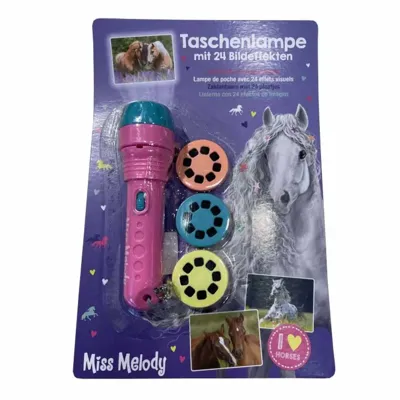Miss Melody Zaklamp met plaatjes II Miss Melody Zaklamp met plaatjes II