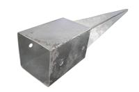 Waelbers Paalhouder mpunt 91x750 mm fv - thumbnail