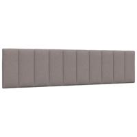 Bedframe zonder matras "Hanko" stof taupe 200x200 cm - thumbnail