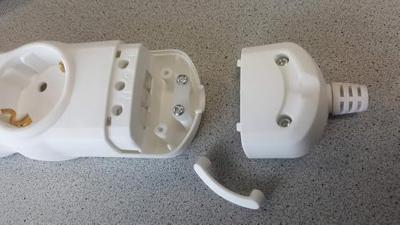 Kopp 120305001 Stekkerdoos 3-voudig Zwart Zonder stekker 1 stuk(s)