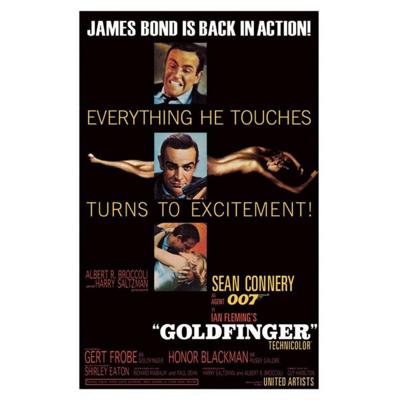Poster James Bond - Goldfinger 61x91,5cm
