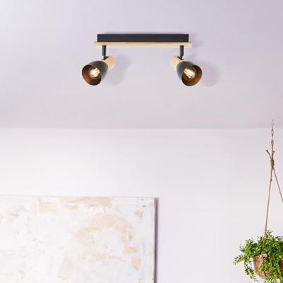Brilliant PlafondlampDaintree 2-lichts zwart - 99711/76