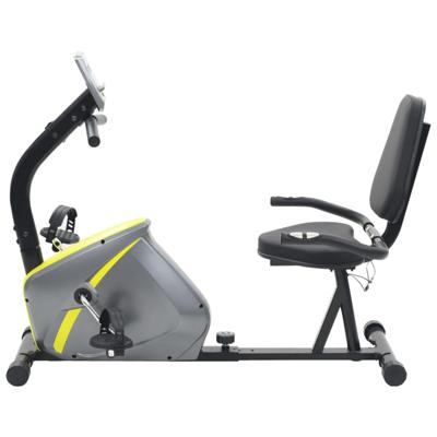 Ligfiets hometrainer magnetisch met hartslagmeter - thumbnail