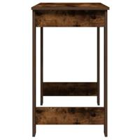 Bureau 100x45x75 cm bewerkt hout gerookt eikenkleurig - thumbnail
