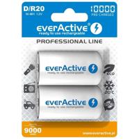 Akumulatorki everActive R20/D Ni-MH 10000 mAh gebruiksklaar - thumbnail