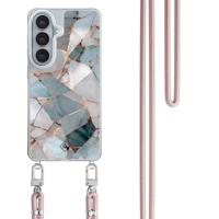 Samsung Galaxy S26 hoesje met rosegoud koord - Azure Geo - thumbnail