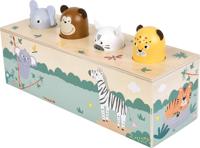 Small Foot - houten dansende dieren met geluiden safari fsc - thumbnail