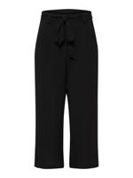 ONLY cropped high waist wide leg culotte ONLWINNER zwart - thumbnail