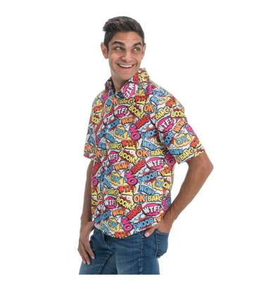 90&apos;s Blouse Cartoon gekleurde Tekstwolkjes