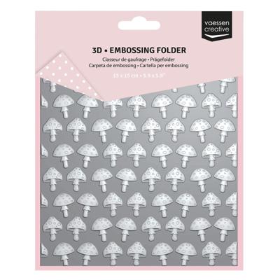 Vaessen Creative • embossing folder paddenstoelen 15x15cm 1st.