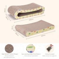 Nobleza Katten krabkarton - Bed - 2 Delen - thumbnail
