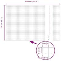 Euro Hek Groen 1.5 x 10 m PVC-gecoat ijzer - thumbnail