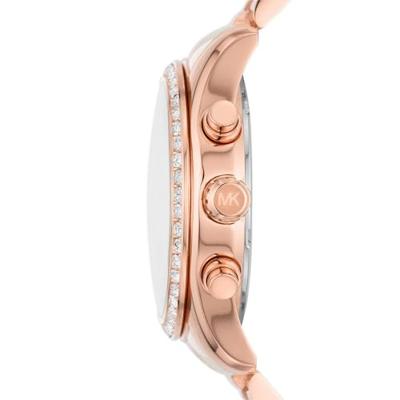 Michael Kors MK7242 Horloge Lexington Chrono staal rosekleurig-wit 38 mm