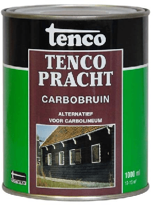 Carbobruin 1l tencopracht verf/beits Tenco - Tenco