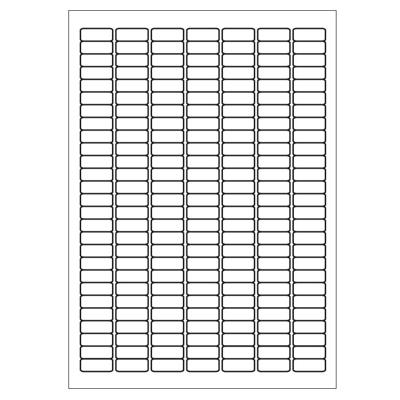 A4 etiketten 25,4 x 10 mm wit 100 vel Sorex