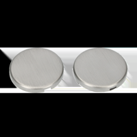 AMI Klik Rozet Rond Blind Irox (Rvs Look) - 620308 - thumbnail