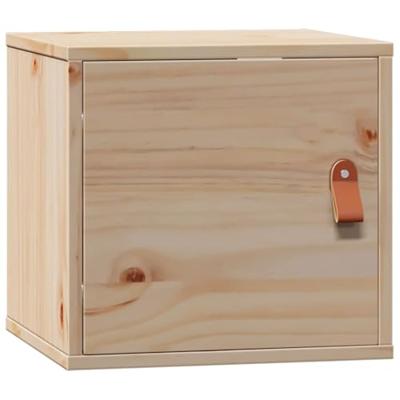 Wandkast 31,5x30x30 cm massief grenenhout