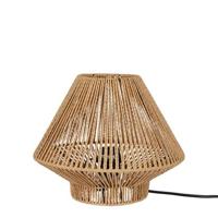 Mica Decorations Davia Tafellamp Ø 30 cm - Lichtbruin - thumbnail