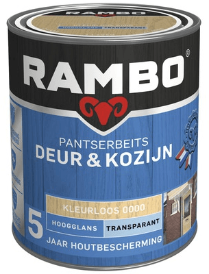 Pantserbeits deur en kozijn hg tr. 0000 0,75l Rambo - Rambo Pantserbeits deur en kozijn hg tr. 0000 0,75l Rambo - Rambo