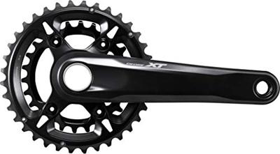 SHIMANO crankstel "deore xt fc-m8100" crankset shim.xt fcm8100 26/36t.180mm ht2 12sp bl.