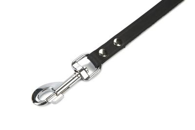 Hondenriem van leer 165cm x 16mm zwart Hondenriem van leer 165cm x 16mm zwart