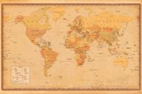 Poster Harper Collins - Antique World Map 21 91,5x61cm - thumbnail