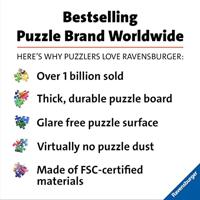 Ravensburger puzzel Fietsen in Amsterdam - 1000 stukjes - thumbnail