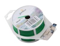 Binddraad plat 50m groen met knippertje - thumbnail