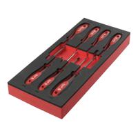 Milwaukee TOOLGUARD™ Foam inlay Tri-Lobe schroevendraaierset Sleuf/Philips 7-delig - 4932492394 - thumbnail