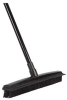 Rubber bezem met steel - thumbnail