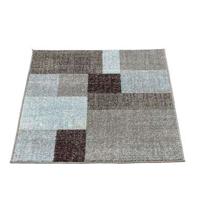 Vloerkleed Casa Blok - blauw - 80x150 cm - Leen Bakker - thumbnail