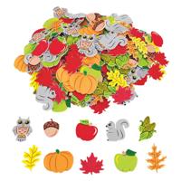 Colorations - zelfklevende foamstickers herfst, 300st. - thumbnail