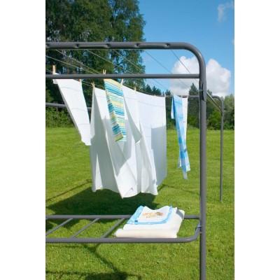 Grijs Metalen Waslijnpalen