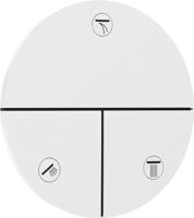 Hansgrohe ShowerSelect Comfort S stopkraan inbouw voor 3 functies, mat wit - thumbnail