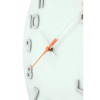 NeXtime klok 3105wi classy large, ø50 cm, wall, white/gray - thumbnail
