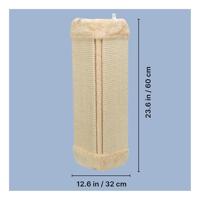 TRIXIE KRABPLANK HOEKMODEL BRUIN 32X60 CM - thumbnail