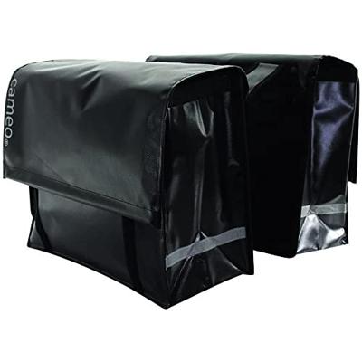 New looxs dubbele fietstas - bisonyl zwart - unisex - fiets - 46l - thumbnail