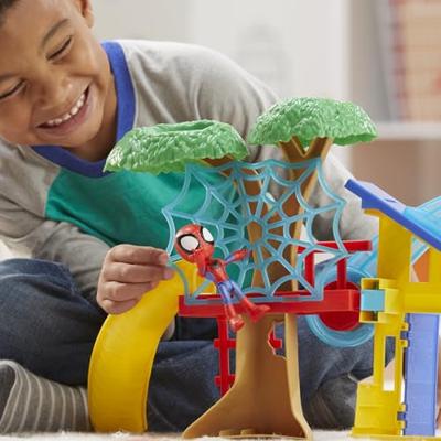 Spidey speeldoos met Spidey-beeldje van 10 cm, voor 3-jarigen, Marvel Spidey en zijn buitengewone vrienden